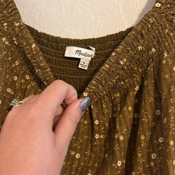 Madewell Flutter Sleeved Midi Dress NWOT - Picture 3 of 5